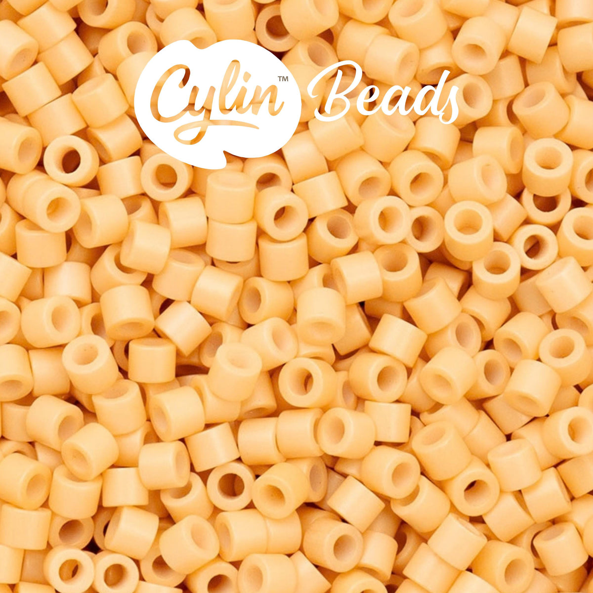 CY11-1074 11/0 Cylin Beads Opaque Toasted Almond
