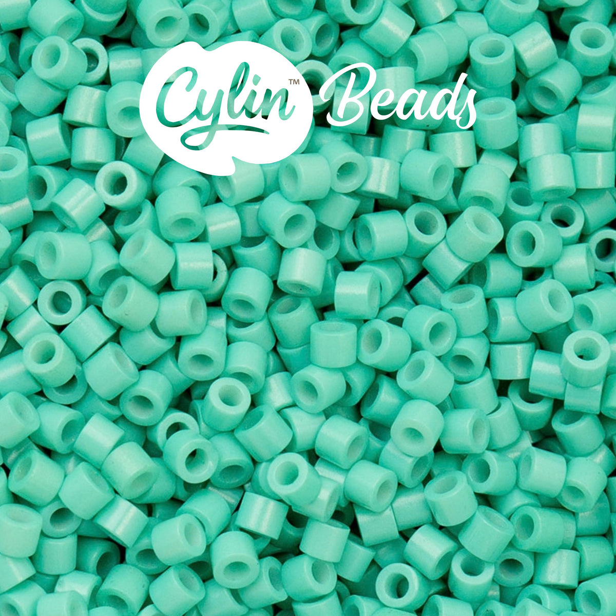CY11-1078 11/0 Cylin Beads Opaque Vibrant Turquoise