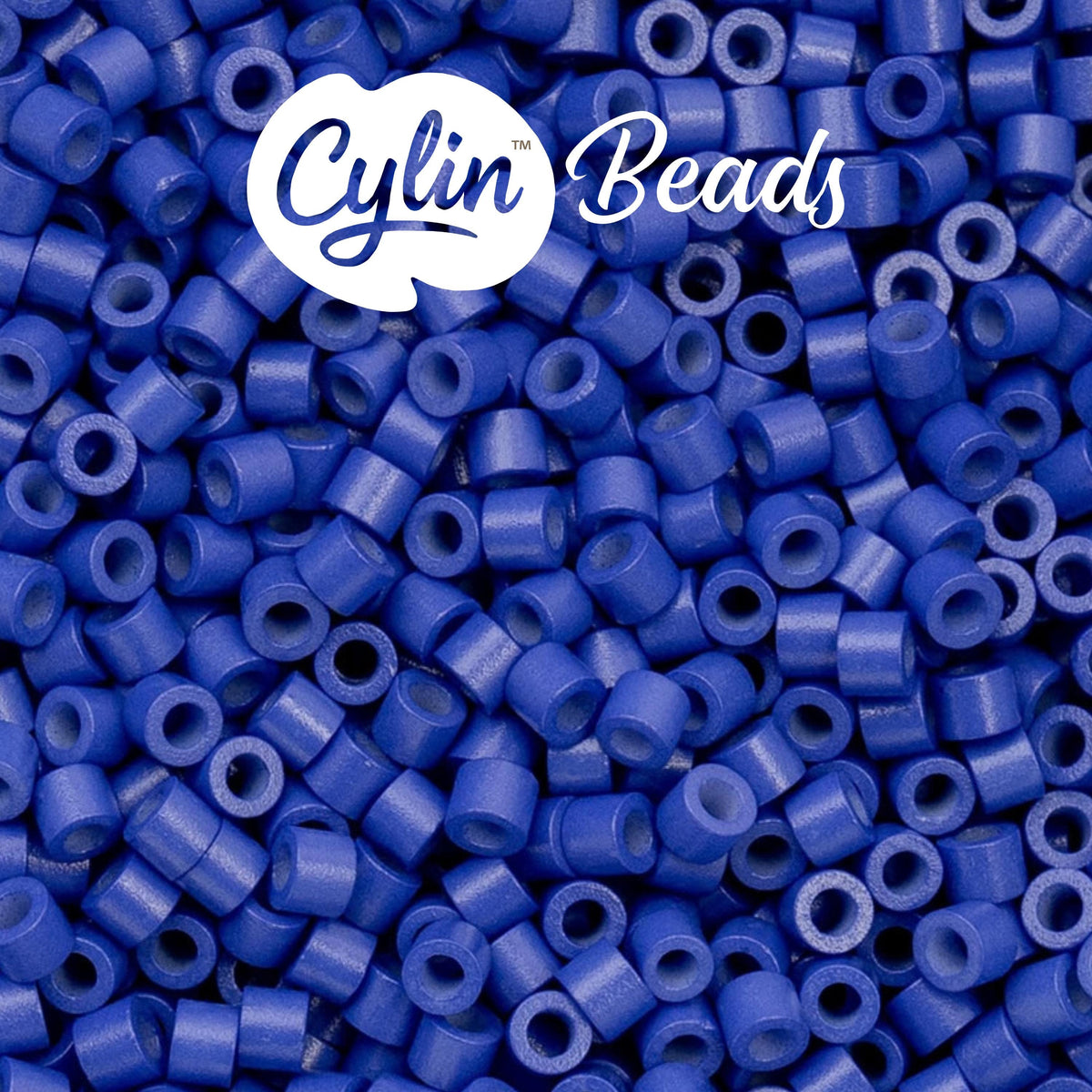 CY11-1080 11/0 Cylin Beads Opaque Royal Blue