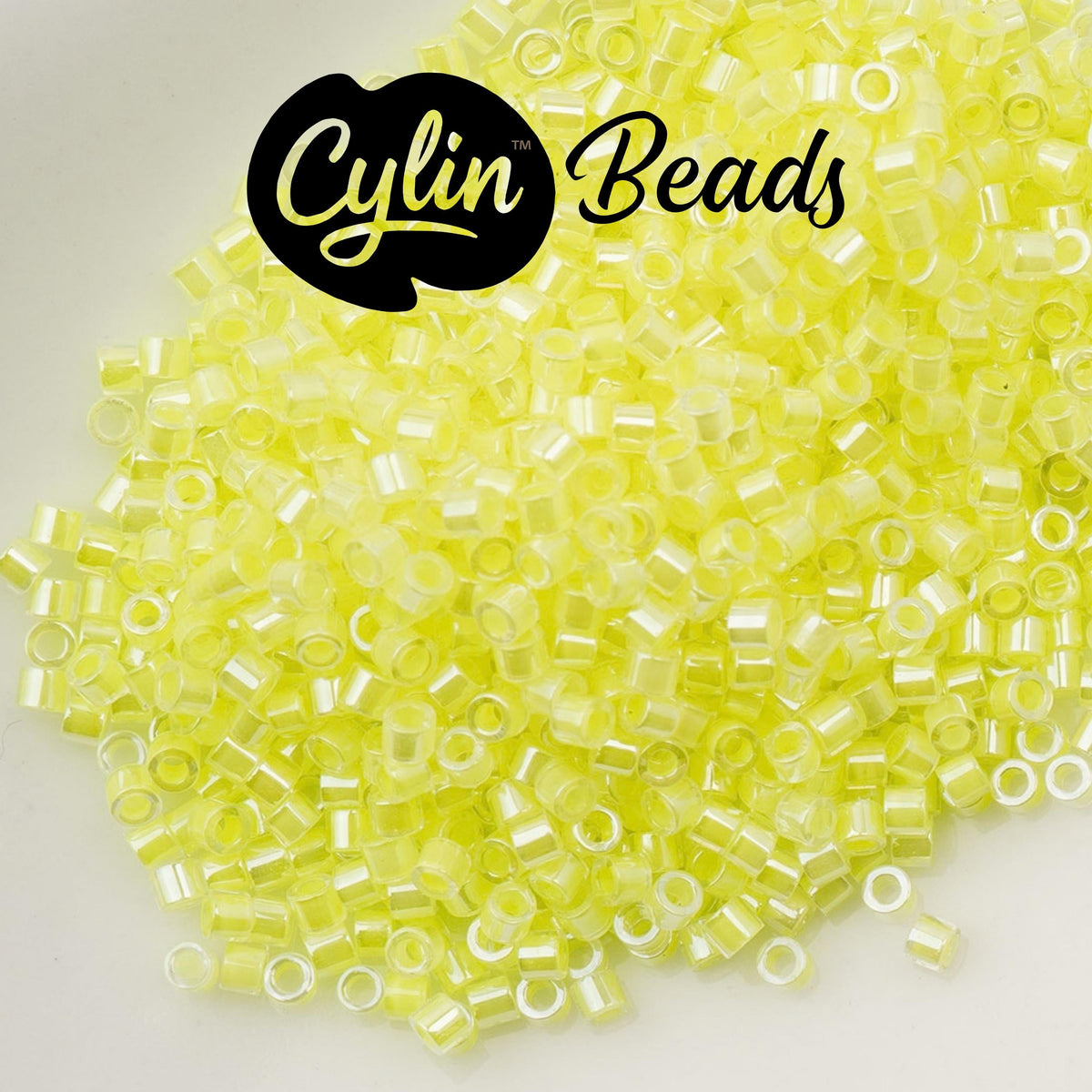 CY11-1095 11/0 Cylin Beads Limeade Yellow Neon