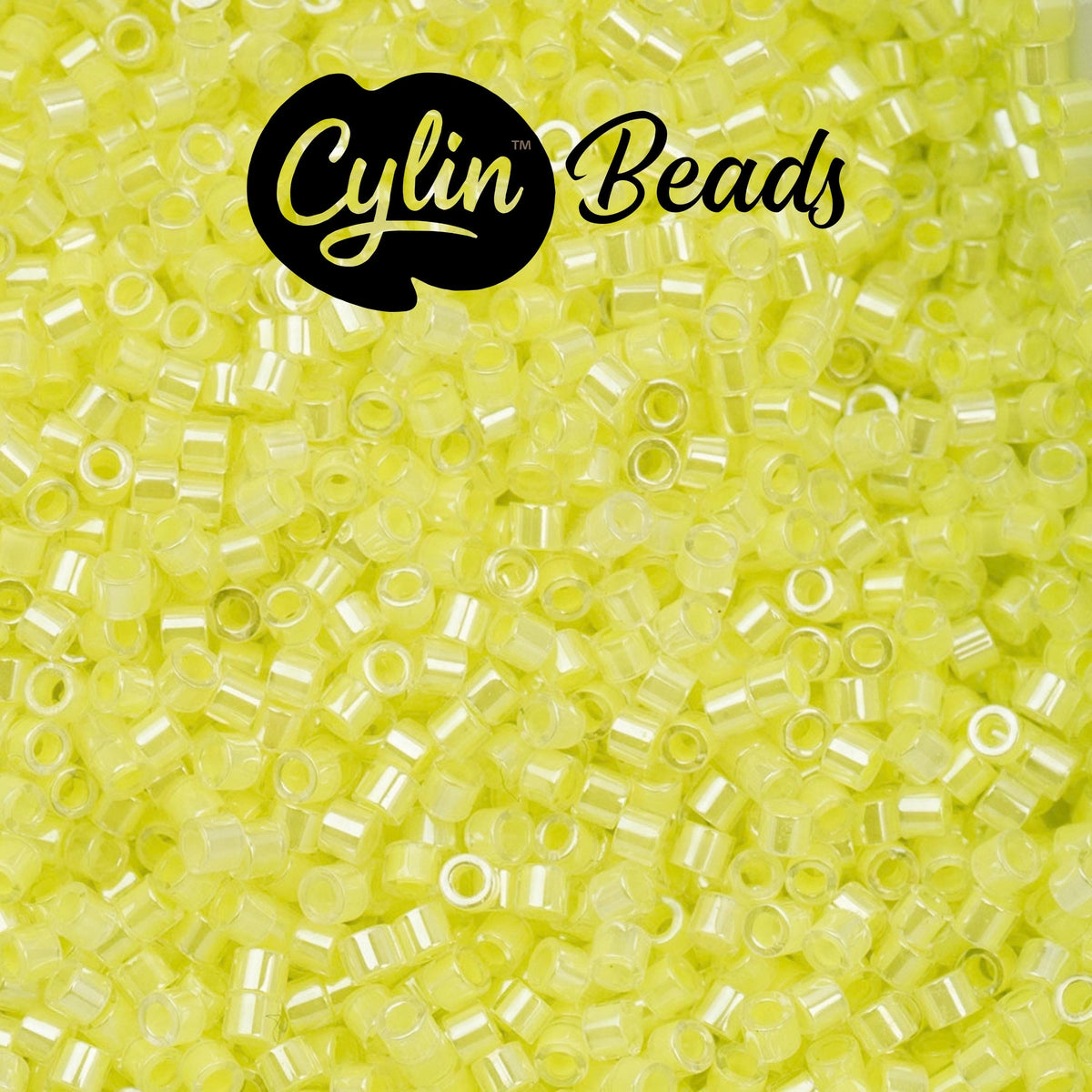 CY11-1095 11/0 Cylin Beads Limeade Yellow Neon