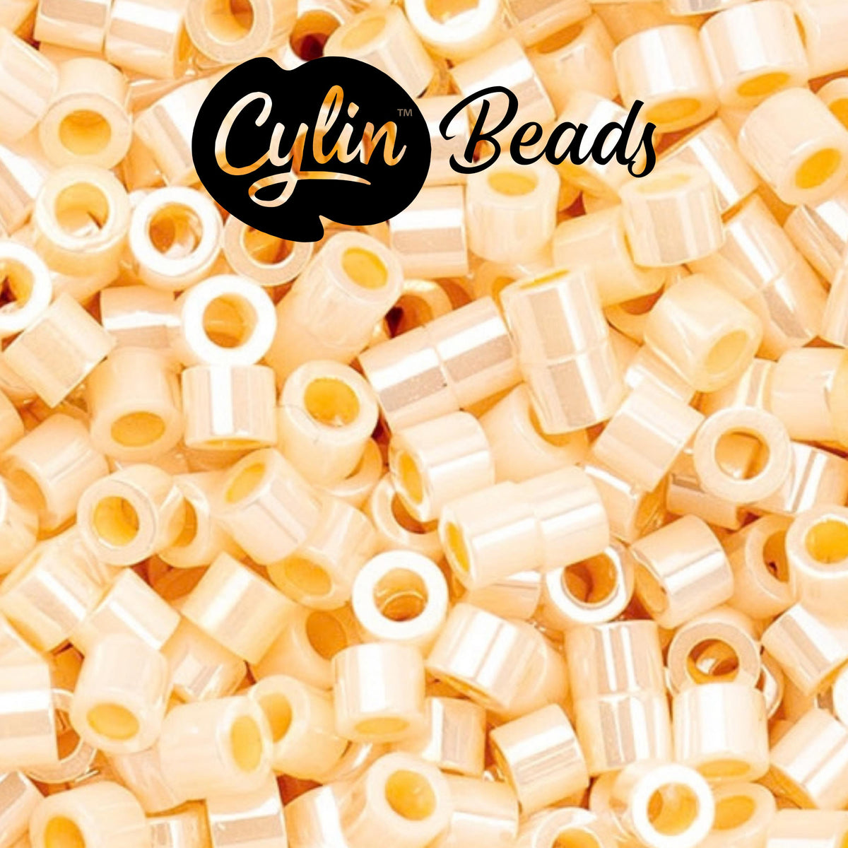 CY11-1026 11/0 Cylin Beads Light Beige Glaze Luster