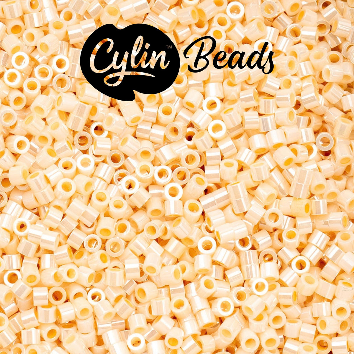 CY11-1026 11/0 Cylin Beads Light Beige Glaze Luster