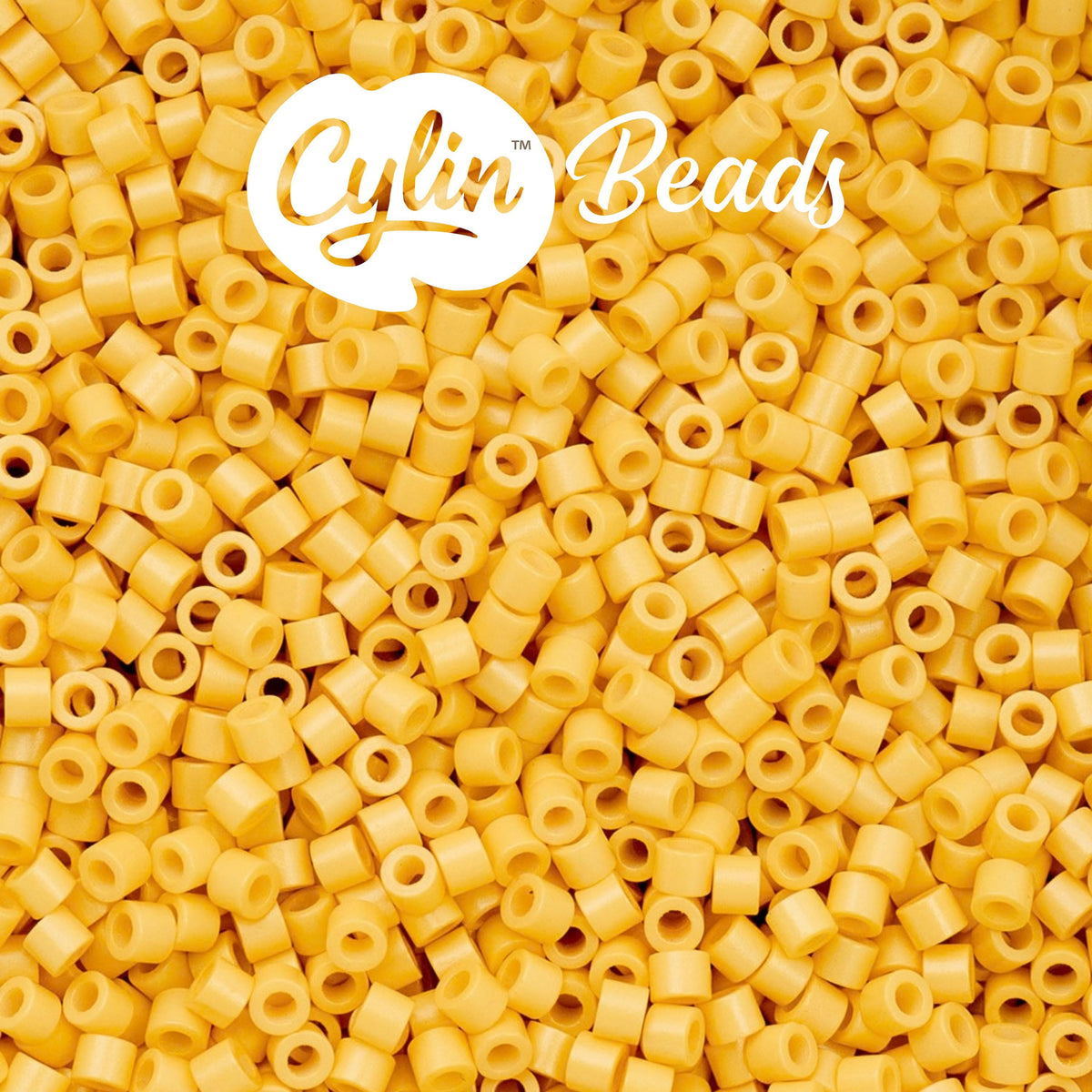 CY11-1098 11/0 Cylin Beads Opaque Light Topaz