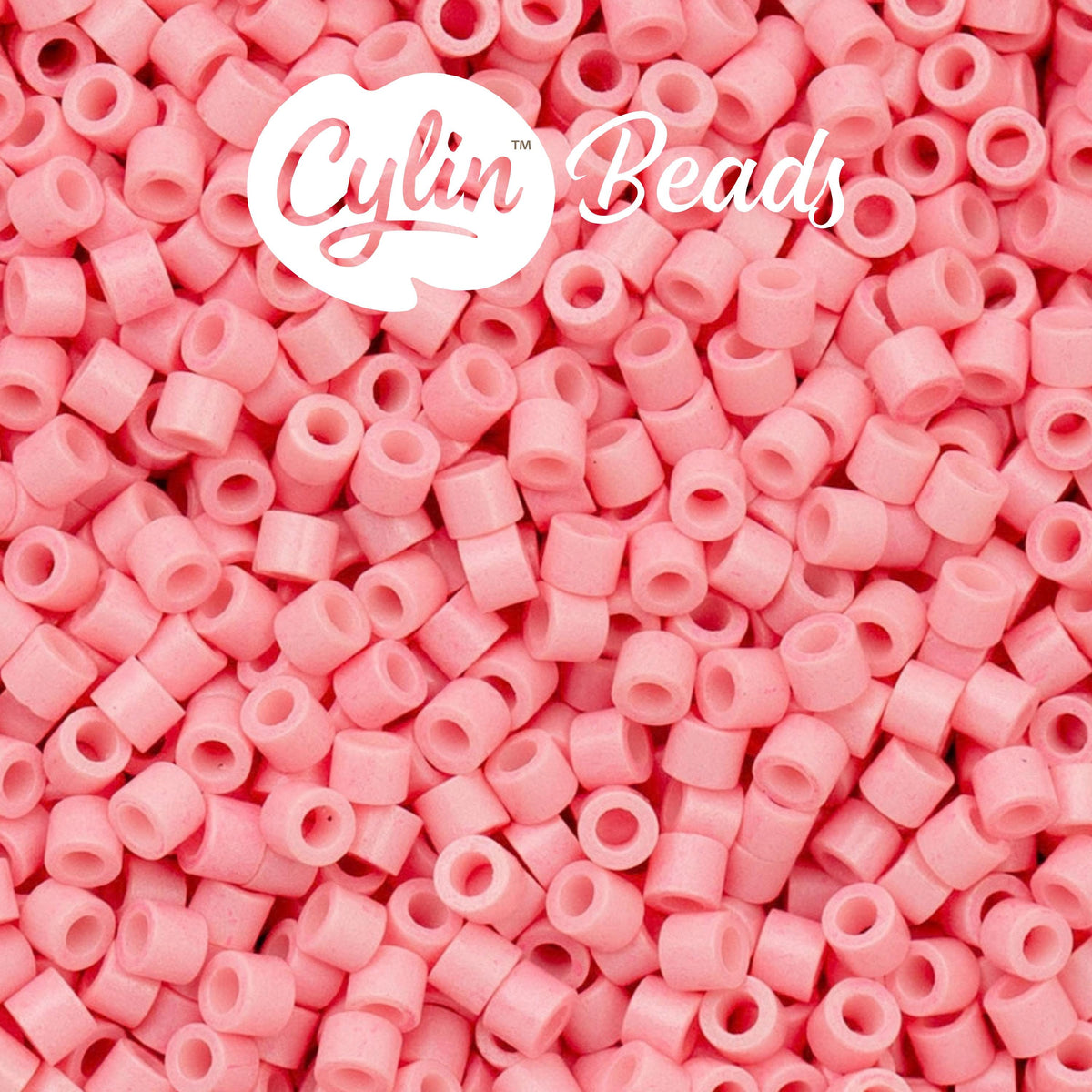 CY11-1101 11/0 Cylin Beads Opaque Pink Ceylon