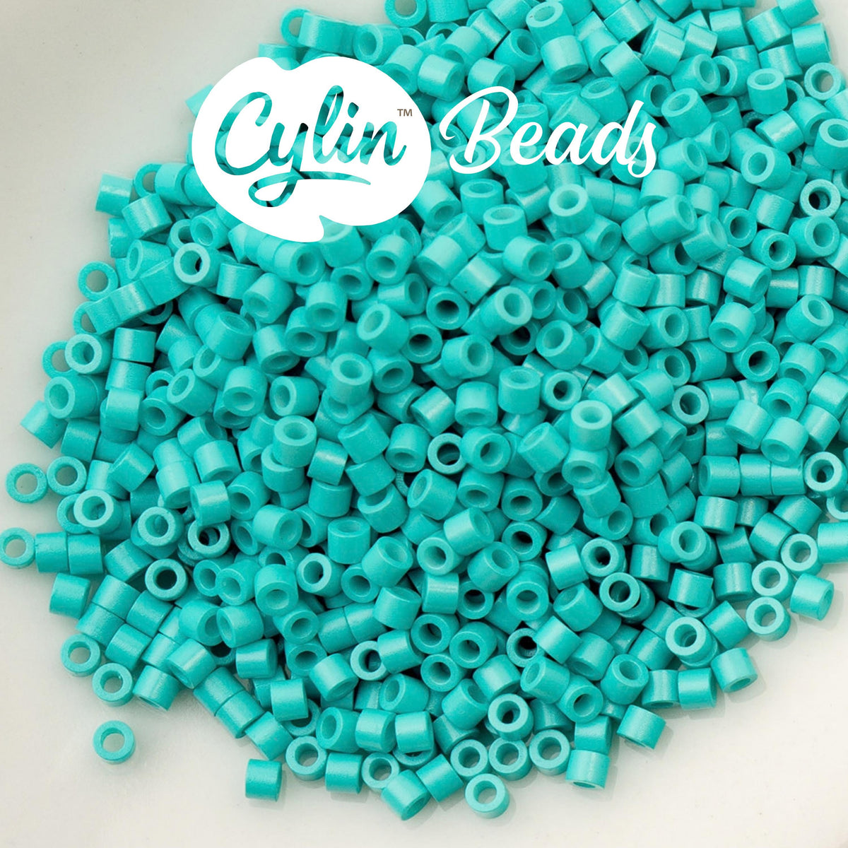 CY11-1106 11/0 Cylin Beads Opaque Turquoise Blue