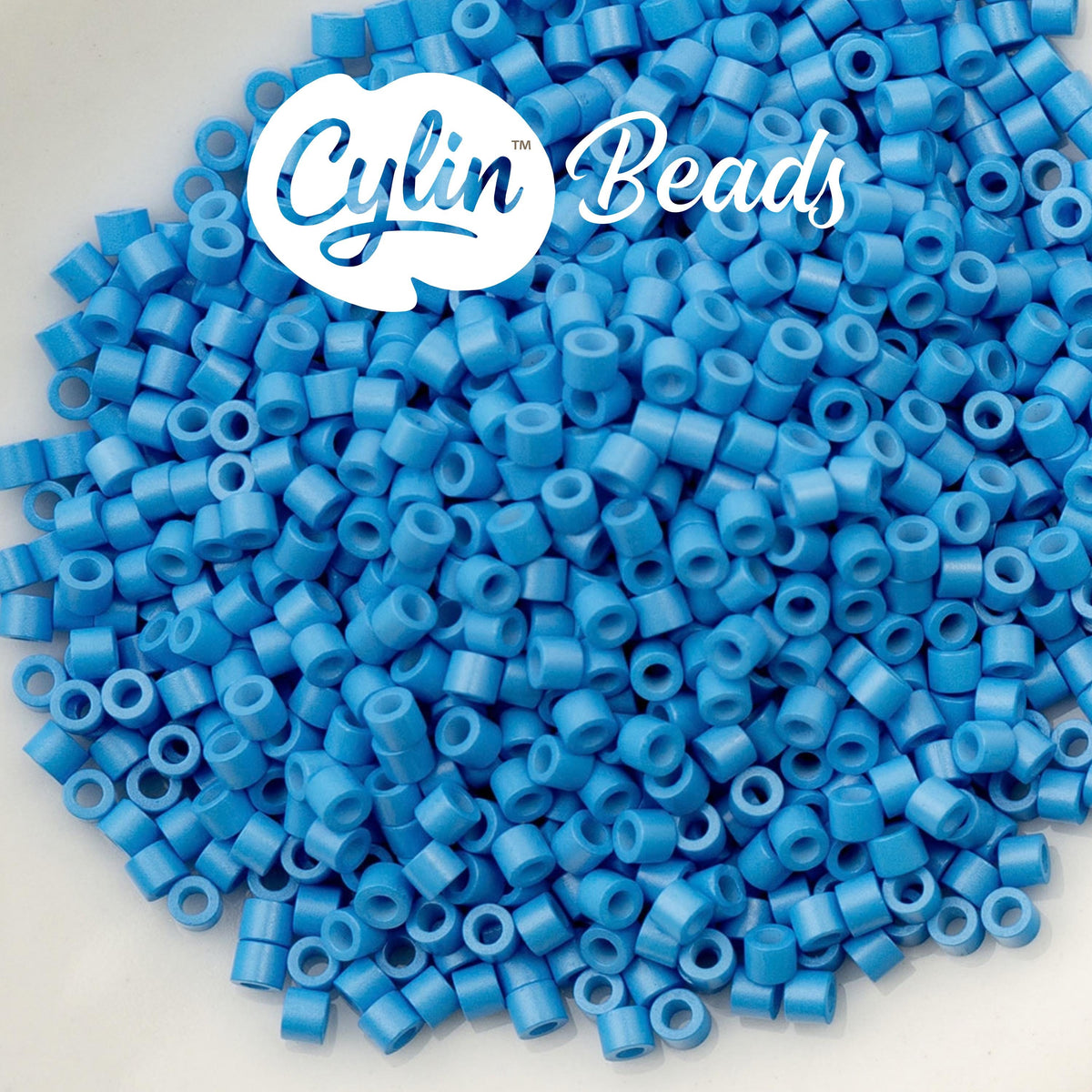 CY11-1108 11/0 Cylin Beads Opaque Blue Cerulean