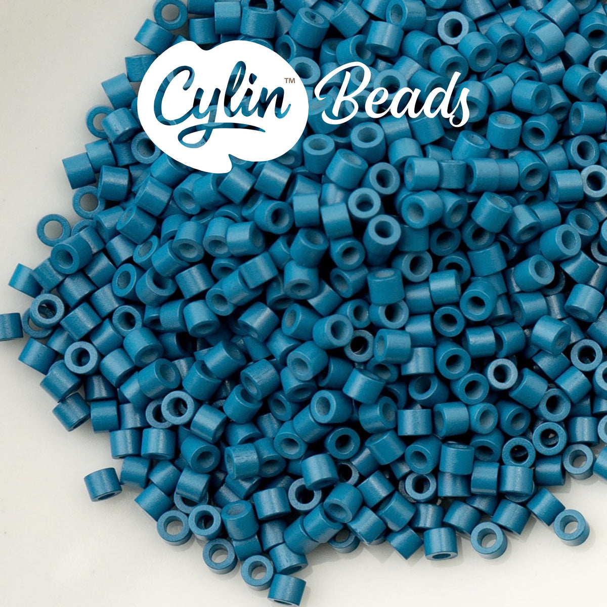 CY11-1109 11/0 Cylin Beads Opaque Denim Blue