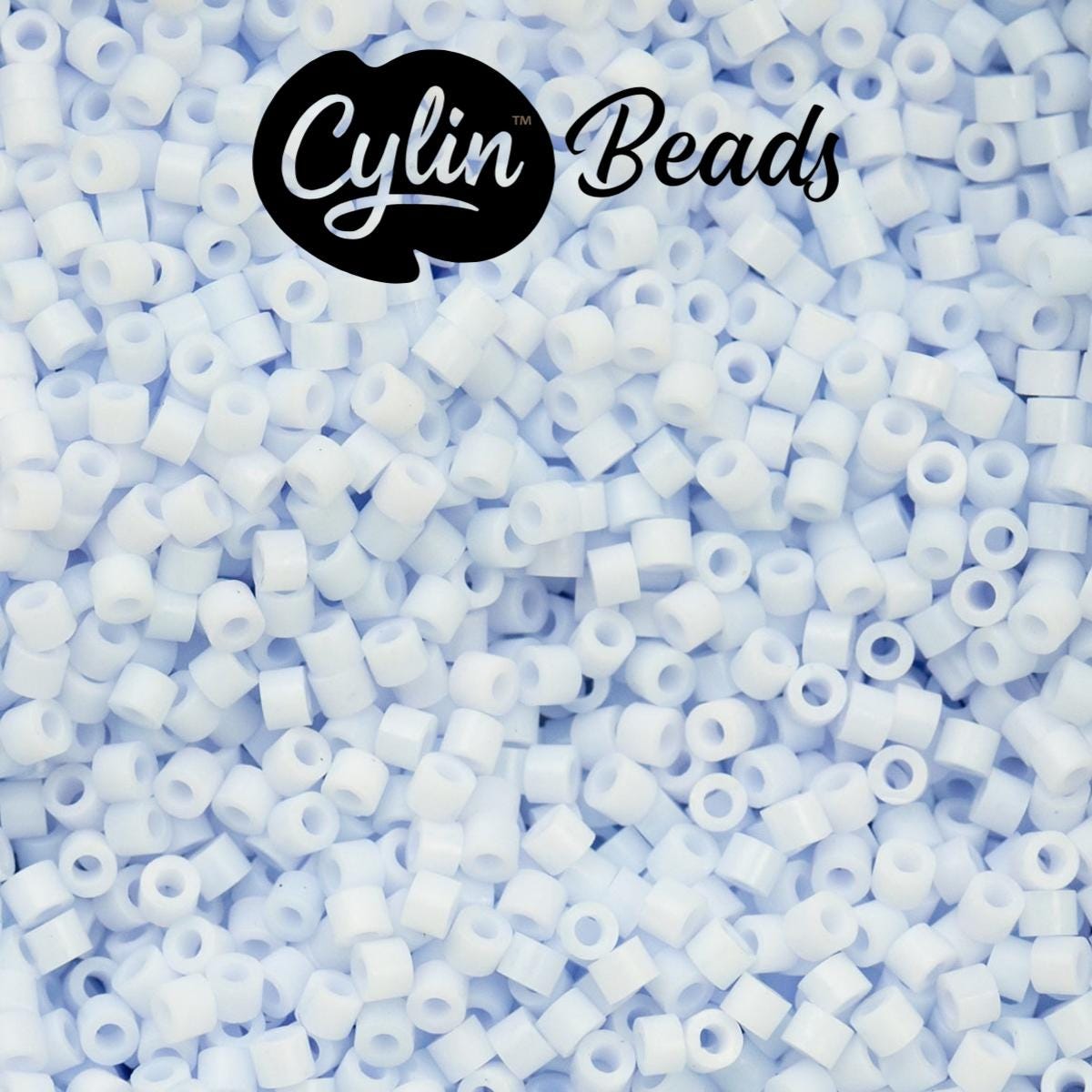 CY11-1169 11/0 Cylin Beads Matte Blue Cloud Macaron