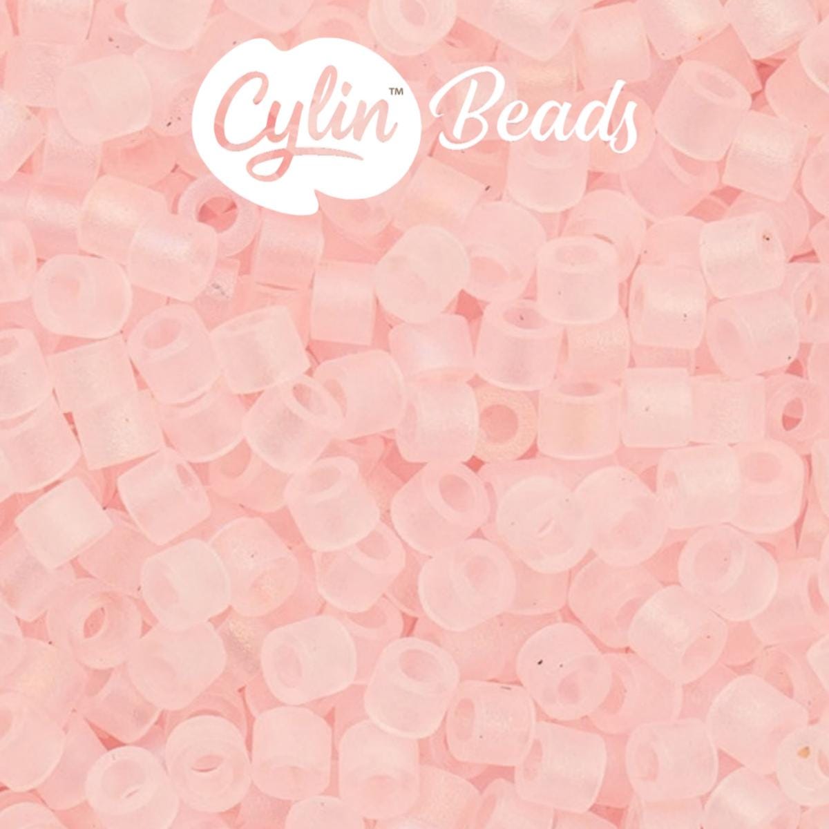 CY11-1178 11/0 Cylin Beads Matte Light Pink Macaron AB
