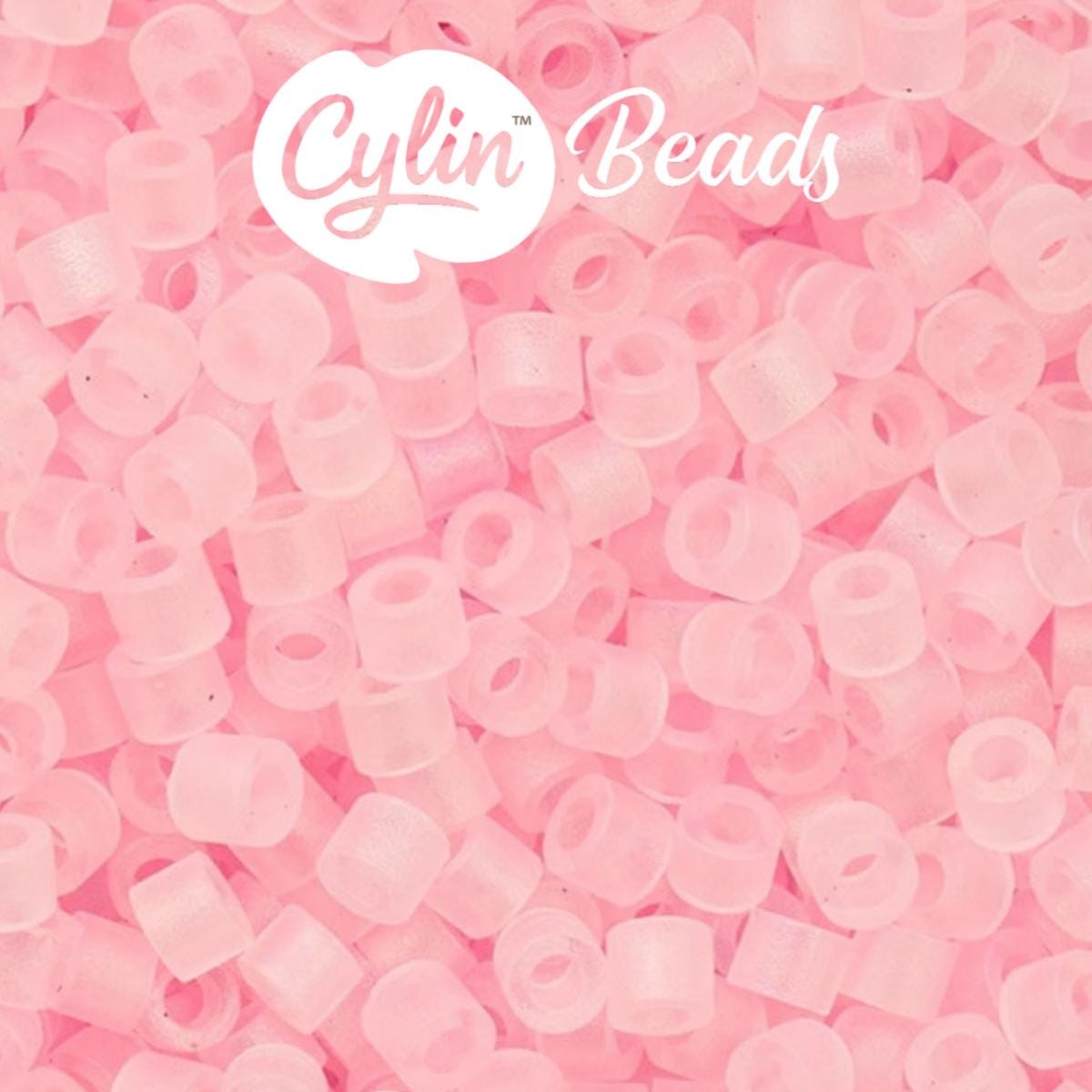 CY11-1179 11/0 Cylin Beads Matte Pink Macaron AB