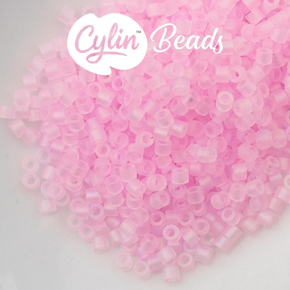 CY11-1181 11/0 Cylin Beads Matte Baby Pink Macaron AB