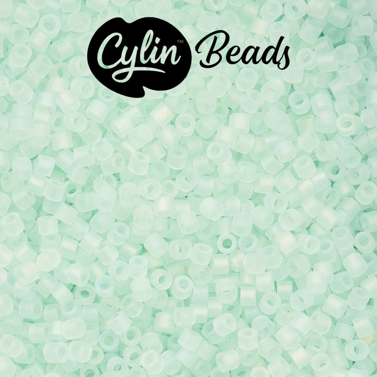 CY11-1184 11/0 Cylin Beads Matte Crystal Sky Macaron AB