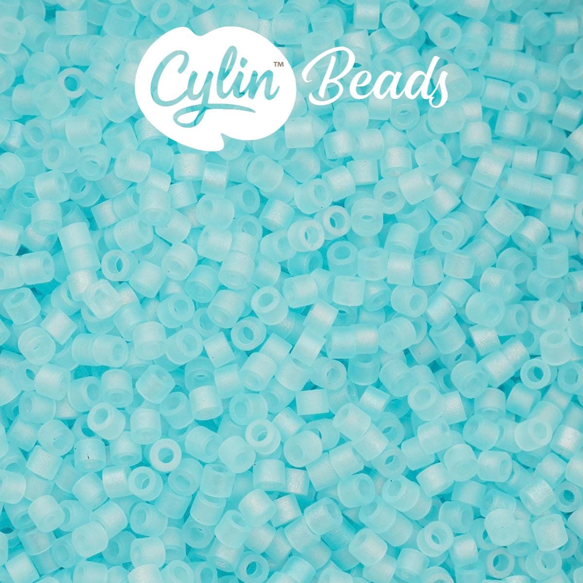 CY11-1187 11/0 Cylin Beads Matte Sky Blue Macaron AB