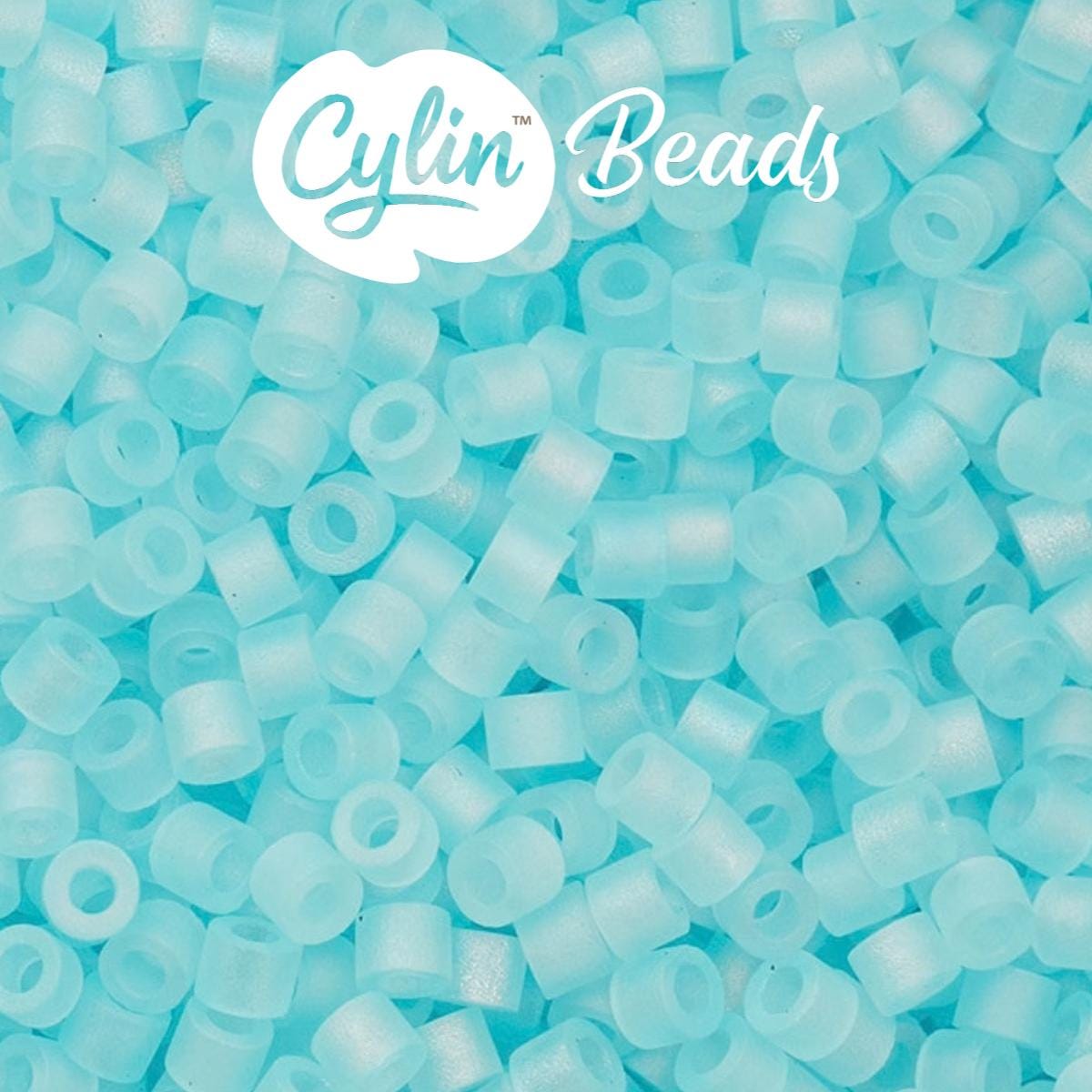 CY11-1187 11/0 Cylin Beads Matte Sky Blue Macaron AB