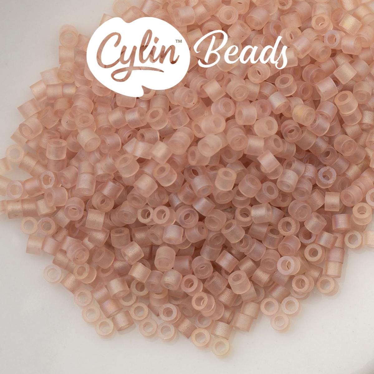 CY11-1192 11/0 Cylin Beads Matte Caramel Macaron AB