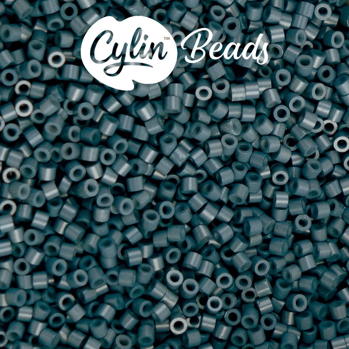 CY11-1203 11/0 Cylin Beads Opaque Blueberry Silkshine