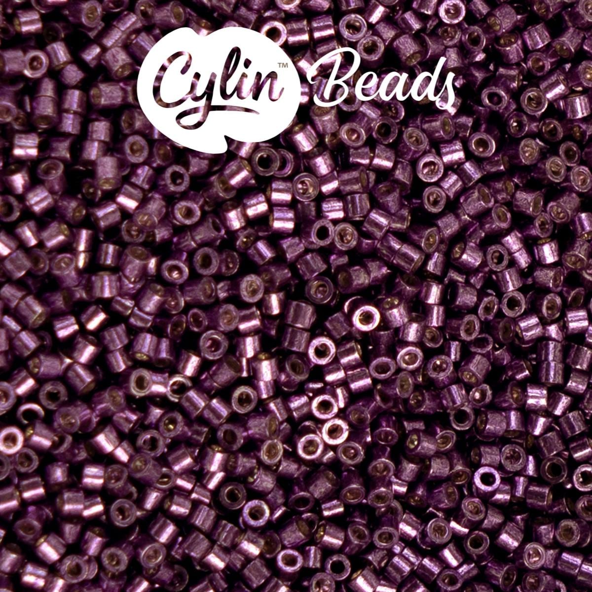 CY11-1205 11/0 Cylin Beads Opaque Electro Lilac