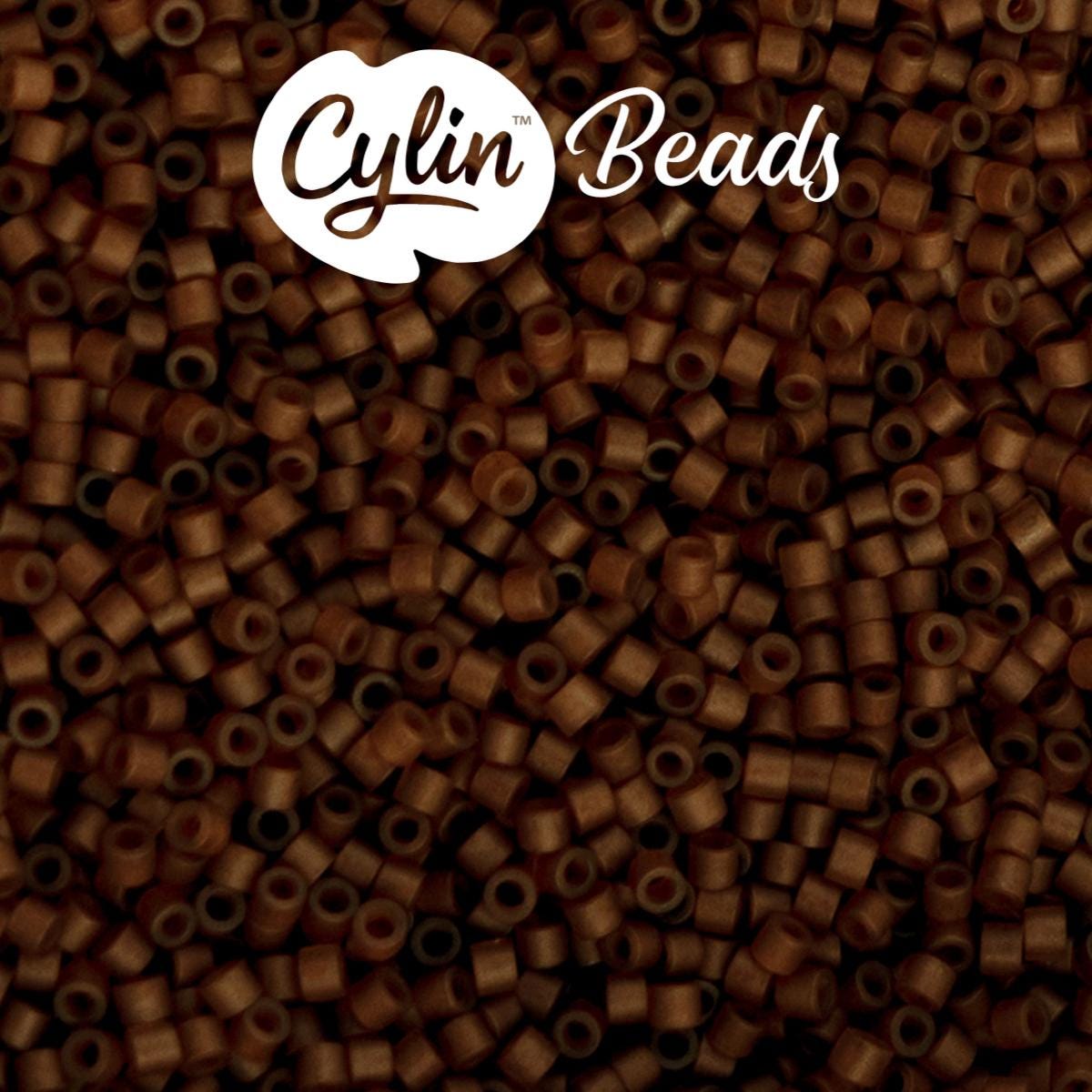 CY11-1209 11/0 Cylin Beads Dark Brown