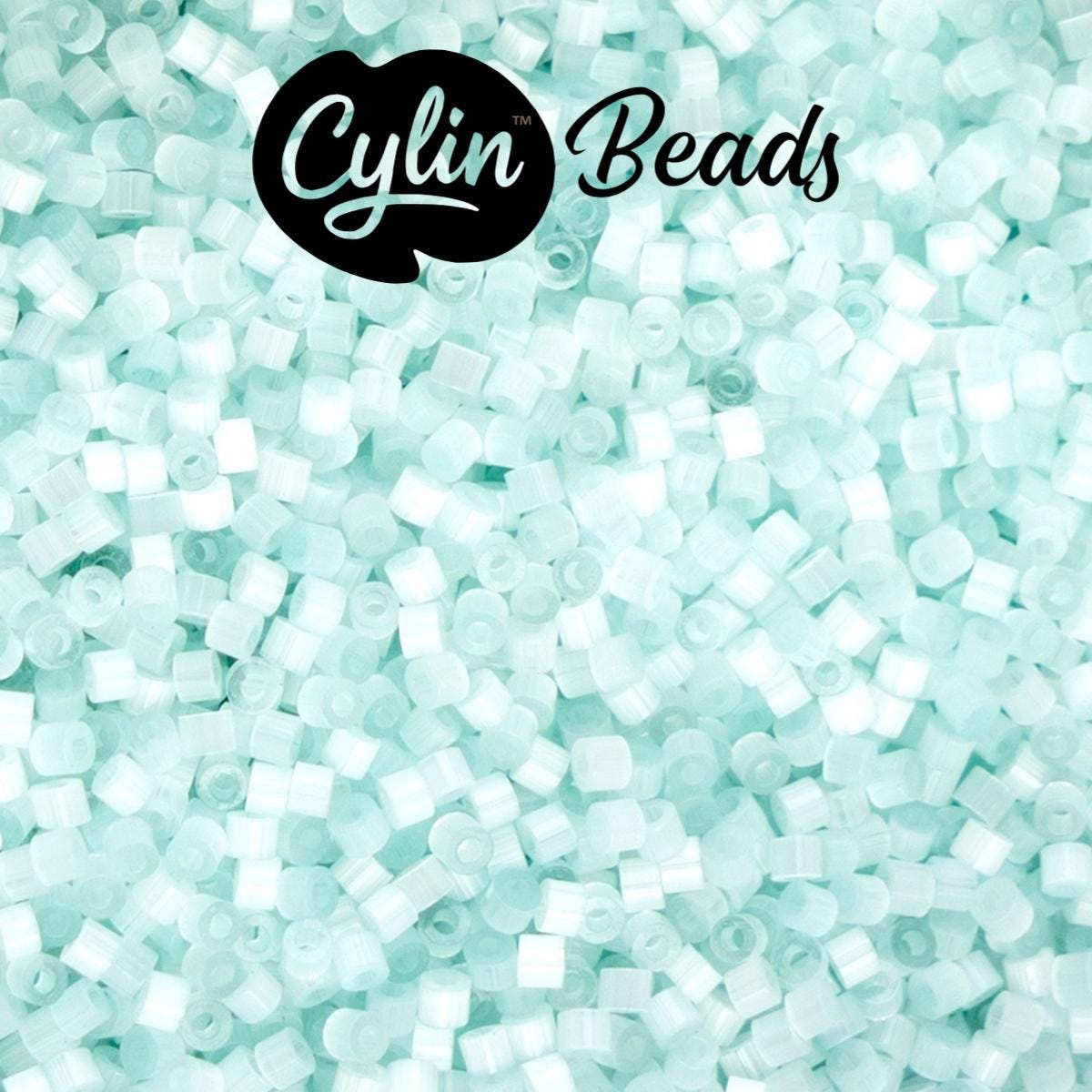 CY11-1221 11/0 Cylin Beads Silkfreeze Blue