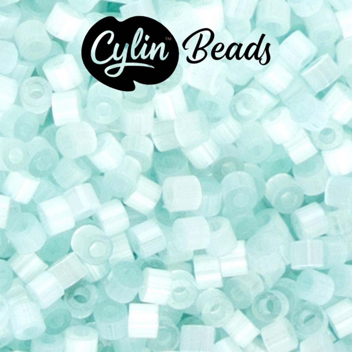 CY11-1221 11/0 Cylin Beads Silkfreeze Blue