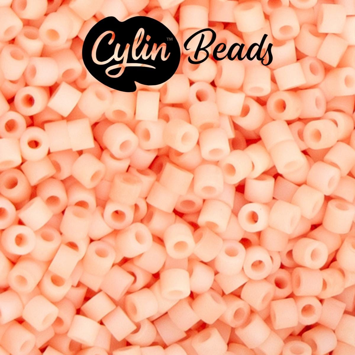 CY11-1229 11/0 Cylin Beads Matte Tangerine Macaron