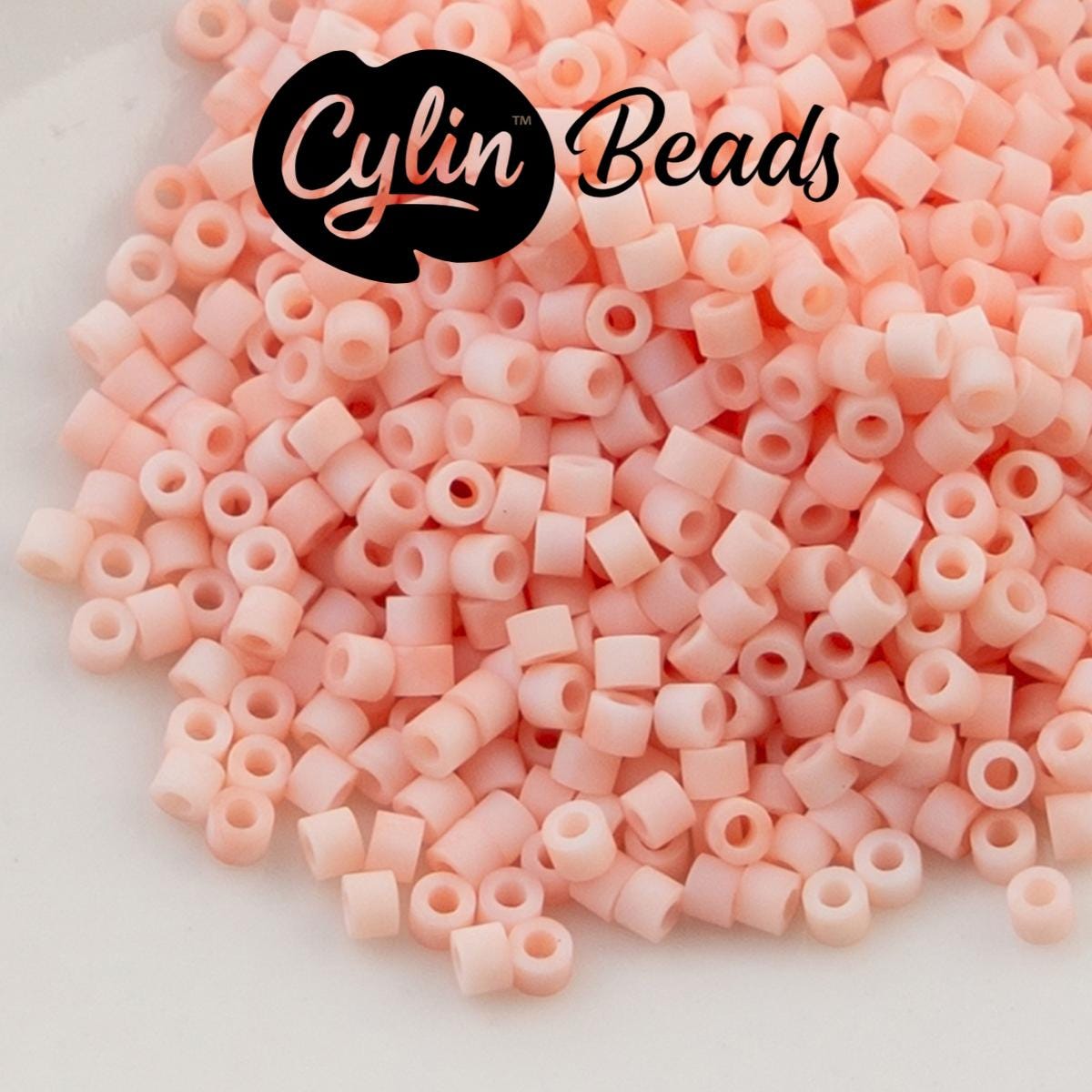 CY11-1229 11/0 Cylin Beads Matte Tangerine Macaron