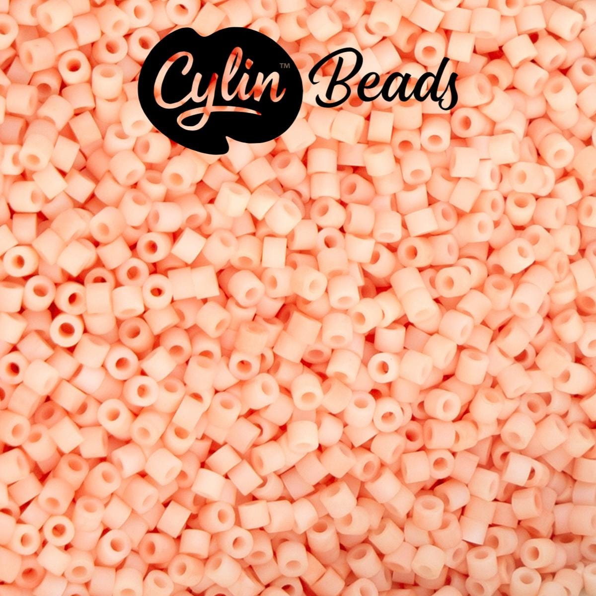 CY11-1229 11/0 Cylin Beads Matte Tangerine Macaron