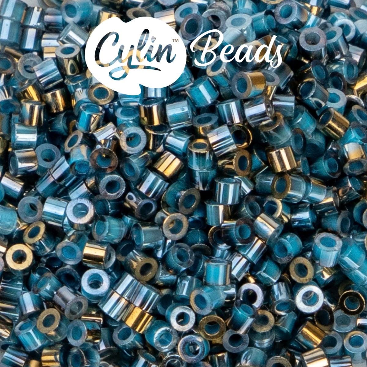CY11-1241 11/0 Cylin Beads Gilded Halo Celestial