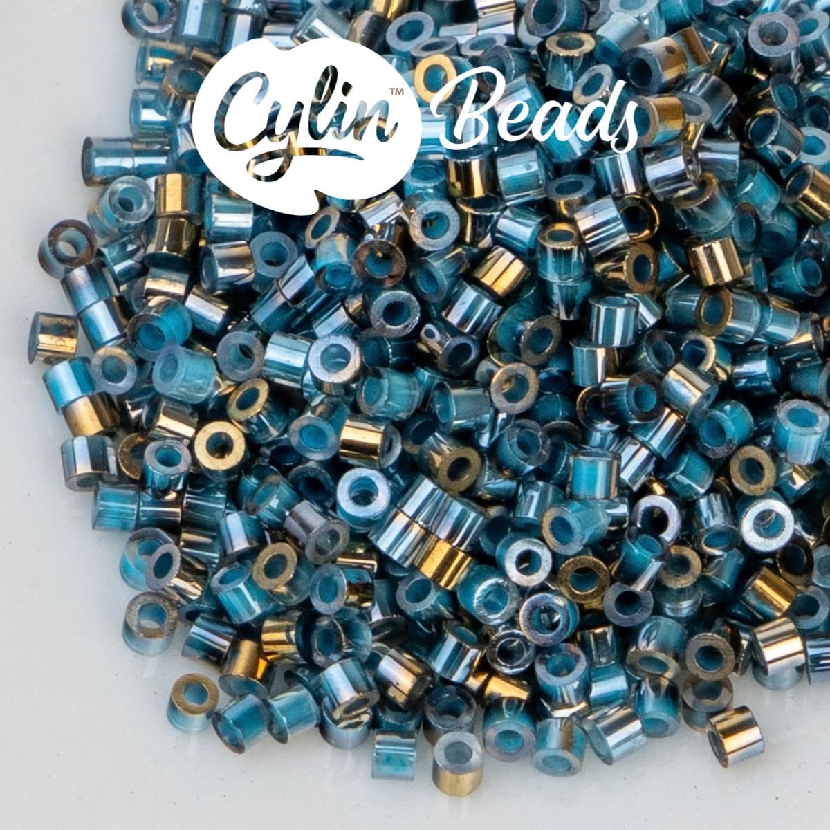 CY11-1241 11/0 Cylin Beads Gilded Halo Celestial