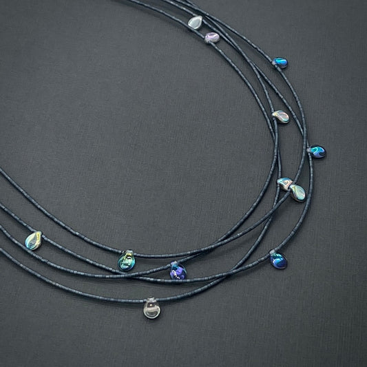 BEST SELLER! Minimal, Modern, Versatile, Layerable Pip Beaded Necklace